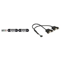 DeLOCK USB 2.0 Internal to External Cable 25cm - High-Quality Black Connector for Fast Data Transfer - Perfect for Your Setup! (